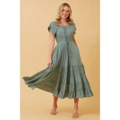 GILLIAN MIDI DRESS -Printedcarpetus 001269baf64e456a26c48237b02224fb