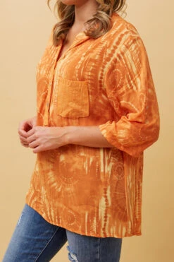 ROSETTA SEQUIN TIE DYE DETAIL TOP -Printedcarpetus 005120299dd8600b8428ebed90aed403