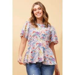Stella RADMILLY FLORAL TOP -Printedcarpetus 006051178f9334536bad4b9d9e18b0f9