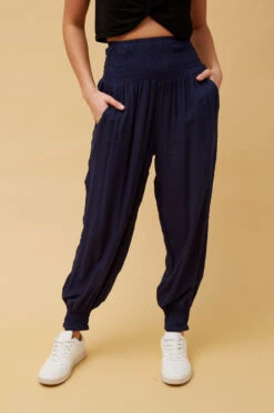 DARCY SOLID HAREM PANTS -Printedcarpetus 0085172e76b8c885f5879a1a4f78e987