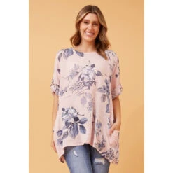 CIA FLORAL TUNIC TOP -Printedcarpetus 012e9e9ffc5a765fd27313cd15bf1047
