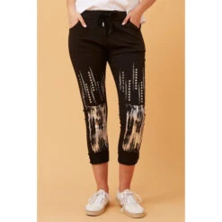 JANJA EMBELLISHED JOGGERS -Printedcarpetus 01d024bf27781c7c611cd62bad841589