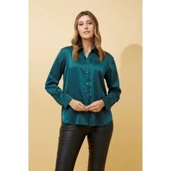 ALITA SATIN SHIRT -Printedcarpetus 0224bdebbaa19ec8d2256859ea607ffa