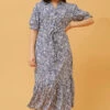 LINA PUFF SLEEVE MAXI DRESS -Printedcarpetus 02afd40183a824000cf8b5f7a4786949