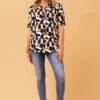 NURA ABSTRACT PRINT SHIRT -Printedcarpetus 033013b504c3d71774bf7f46a76687d1