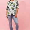 TARA POLKA DOT TOP -Printedcarpetus 0351d4d7e59ace5e3e2ce937552d21c7