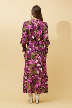 DEETA BOTANICAL PRINT MAXI DRESS -Printedcarpetus 0467ddc7fe38c09edf8e3e31f2d23b0d