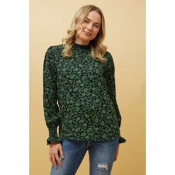 DIANA FLORAL PRINT BLOUSE -Printedcarpetus 0490a1d02ff9821a03d4c00d8bc99f91