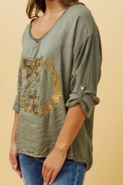 LUCCA GRAPHIC PRINT TOP -Printedcarpetus 051b78ed141d33eed8c35b38bd895f6d