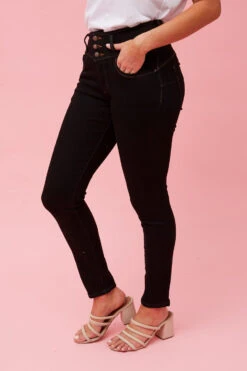 ELLERY BUTTON DETAIL DENIM -Printedcarpetus 059ed3824b1fc78e466a3167c3f144bf