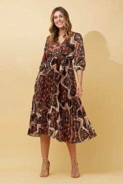 MARIETTA SATIN MIDI DRESS -Printedcarpetus 076d87bfdf352bccfa1060dba4978f9b