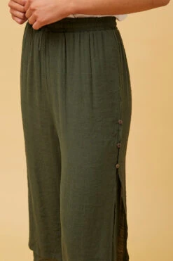 DAMIANA BUTTON DETAIL CULOTTES -Printedcarpetus 088da1cd3f6d8e74d37e4f45c7f1e9d6