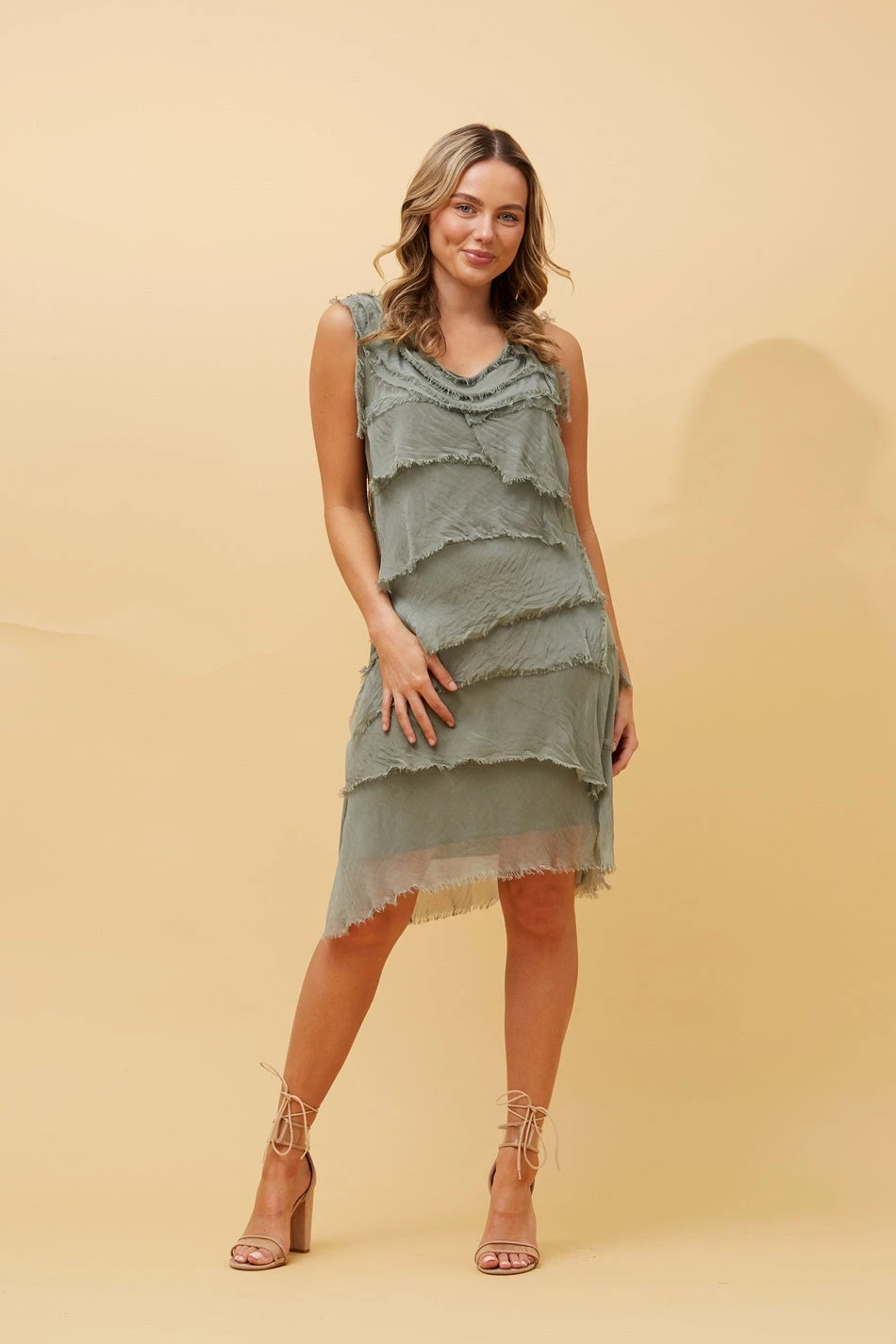 SUZY SLEEVELESS TIERED DRESS 16 SUZY SLEEVELESS TIERED DRESS - Image 14