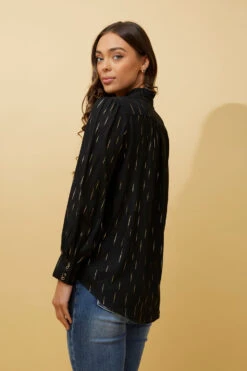 GEMINI FOIL PRINT SHIRT -Printedcarpetus 08ede5d230aec12b0586b5b1b37a4785