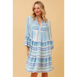 AMIRA JAQUARD BOHO SHORT DRESS -Printedcarpetus 0a2cef68b2001bb45aca30fc4c19e5de