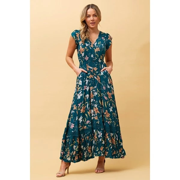 MOROCCO FLORAL MAXI DRESS 10 MOROCCO FLORAL MAXI DRESS - Image 8