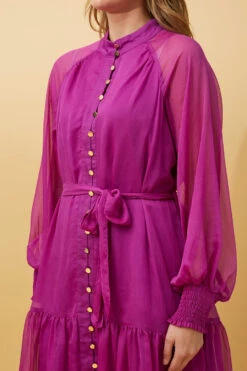 ILLARIA BUTTON FRONT SHORT DRESS -Printedcarpetus 0bca1ae84703d10855040dd96e18936c