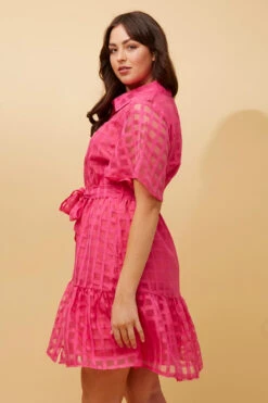 EVERLY GINGHAM SHIRT DRESS -Printedcarpetus 0bdd6515e8f213bb7df39fe6b9f71785