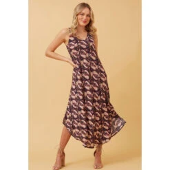 UMBRELLA PAISLEY BOHO MIDI DRESS -Printedcarpetus 0bdf7d4985955a72ff647bc6a427ec4b