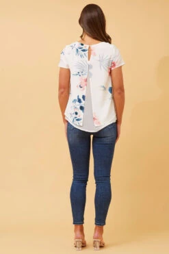 ASH DOUBLE LAYER FLORAL TOP -Printedcarpetus 0c2dac0498fc6bf398574dcf4063bcae