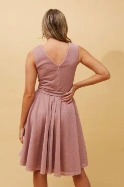 SLEEVELESS SHORT GLITTER DRESS -Printedcarpetus 0d822f8d6a585fdd572ee867aac53f22