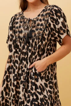 HONDA LEOPARD BABYDOLL DRESS -Printedcarpetus 0dc3be1e48976faf06afae413ffbaa06