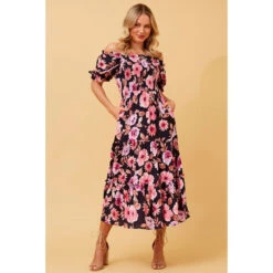 MAUDE FLORAL MIDI DRESS 15 MAUDE FLORAL MIDI DRESS -Printedcarpetus 0e7d29fca0763cb0eb8895c4e6c73e47