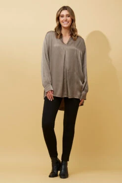 TERESINA LONG SLEEVE PLEAT DETAIL SATIN BLOUSE -Printedcarpetus 0e8293dd56f100bbbdc18862fd9f7b14 9666c538 3d6e 417e b338 7121a576d5d6