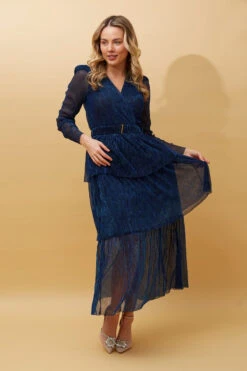 ANTONIA PLEATED TIERED MAXI DRESS -Printedcarpetus 0f0dfa40002536959de29bd4f81c4c13