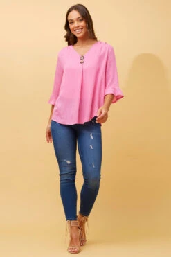 RUE BUTTON DETAIL TOP -Printedcarpetus 0f303a53aab46e41095e81a3cea951ed