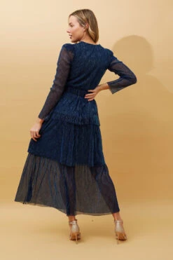 ANTONIA PLEATED TIERED MAXI DRESS -Printedcarpetus 107b72464e786d4ba0fb04bcc83a3332