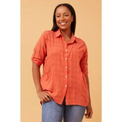 MAISIE CHECK SHIRT -Printedcarpetus 11400f79dcc0b91764eefa6b84a6f186