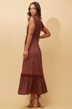 MOROCCO FLORAL BOHO MAXI DRESS -Printedcarpetus 12ebd439a1a82bdbeb0a1fc950765a3b