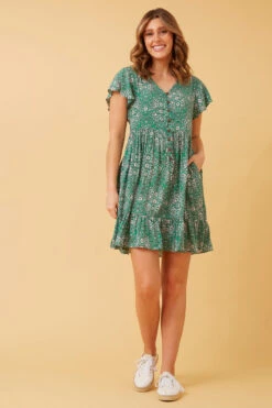 TULIP FLORAL BABYDOLL DRESS -Printedcarpetus 13886214d87e43e50c497ea7adad8876