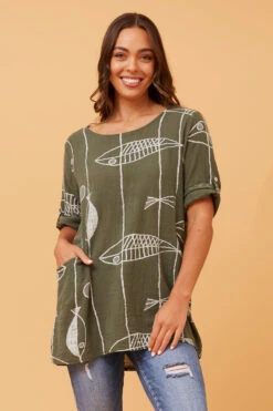 VALERIA FISH PRINT TOP 23 VALERIA FISH PRINT TOP -Printedcarpetus 1418a4a3d0ebe63d3d3e8b3a67222fa8