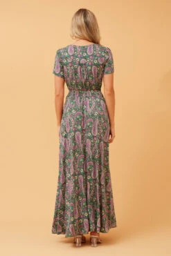 MEGAN PAISLEY BOHO MAXI DRESS -Printedcarpetus 142baf705fee3a728abf2b56f1c01016
