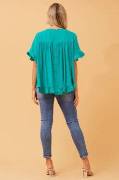 FRILA LINEN SMOCK TOP 39 FRILA LINEN SMOCK TOP -Printedcarpetus 15bbd5ac1dccb365619bcf3fe57d4e16