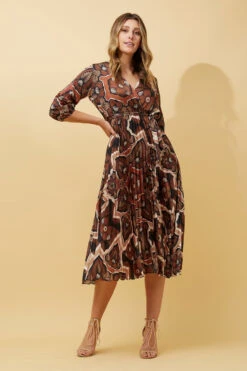 MARIETTA SATIN MIDI DRESS -Printedcarpetus 15fcc84bd50c1ef0aedb9804dc947d72