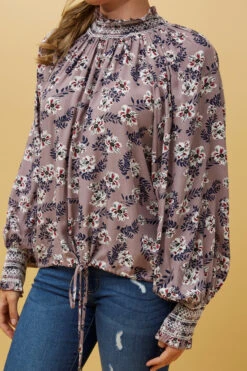 BETH FLORAL BLOUSE -Printedcarpetus 16d78ca5ff7e508991e7f87228cbcbc7