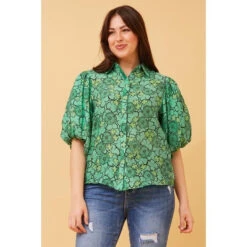 WILKIE PUFF SLEEVE FLORAL SHIRT 28 WILKIE PUFF SLEEVE FLORAL SHIRT -Printedcarpetus 174726807ba701161d8bdd6d17cc4a27
