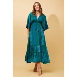 CHANDRA SATIN MAXI DRESS -Printedcarpetus 17e031058115471a786983fda80542a4