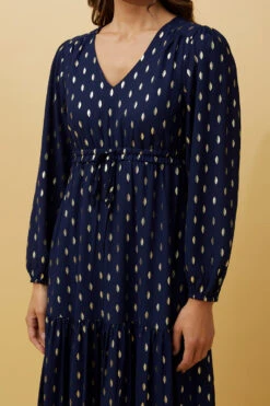 CRYSTELLE TEARDROP FOIL PRINT MAXI DRESS -Printedcarpetus 18d24c47bbed3891f7fc52b138576648