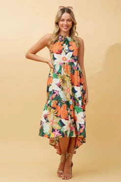 DREW FLORAL TRAPEZE DRESS -Printedcarpetus 18fd62d8cc6f99cf6b09b35392a10624