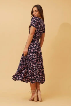 KEGAN FLORAL BOHO MIDI DRESS -Printedcarpetus 1aa1ce133b4a8a1e7cd4aa26c23d752d