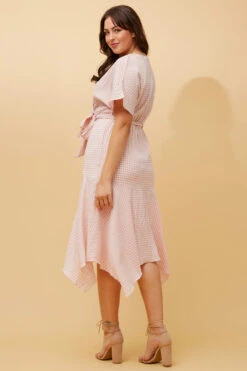 PRIMULA GINGHAM MIDI DRESS -Printedcarpetus 1ab4dce1e3a52b043c660ca5ca6fb8df