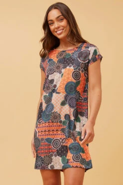 PAULA BOHO SHIFT DRESS -Printedcarpetus 1aee2b1e9eb3419c6c7f4b525457b43d ca190222 3638 411b a5da ba4794909140