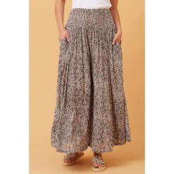 SEGAL LEOPARD WIDE LEG PANTS -Printedcarpetus 1b0f3530cd12b5f51b694c18742c7aee