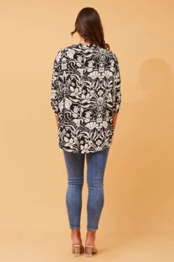 BELINA FLORAL PRINT TOP -Printedcarpetus 1b2e7c16f7085113f97de133fb71fb76