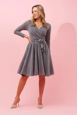 SHORT GLITTER DRESS -Printedcarpetus 1e2b7e73c1e19dd483fd93c328980768