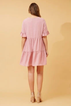 TIERED BABYDOLL DRESS -Printedcarpetus 1e7b84f22060e8da67868226dea46f98